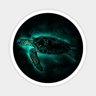 Ocean Turtle - Swimming Blue Marine Sea Reptile Magnet